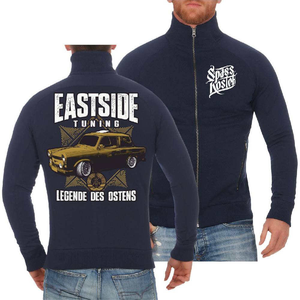 Spass Kostet Männer Sweatjacke DDR Eastside Tuning Legende des Ostens Limitierter Zeitrabatt