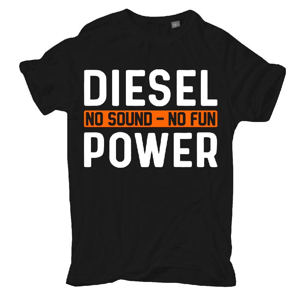 Spass Kostet Männer T-Shirt Diesel Power No Sound No Fun S bis XXL Zeitlich begrenztes Angebot
