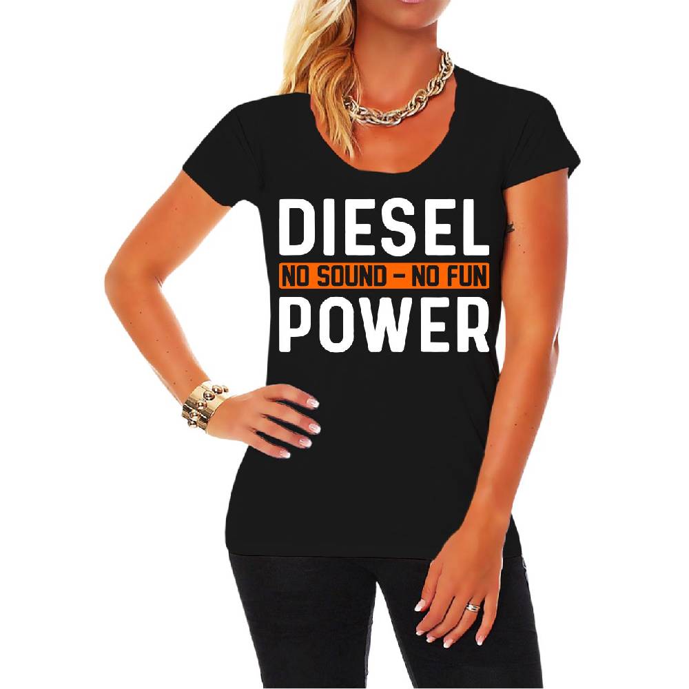 Spass Kostet Frauen Shirt Diesel Power No Sound No Fun Exklusive Angebote
