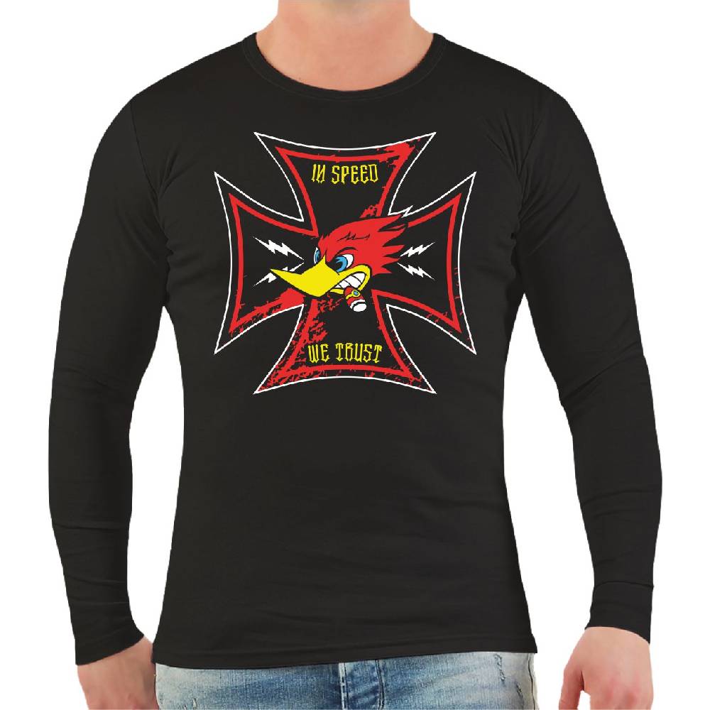 Spass Kostet Männer Longsleeve Racing Team In Speed we trust Nur noch ein Tag übrig