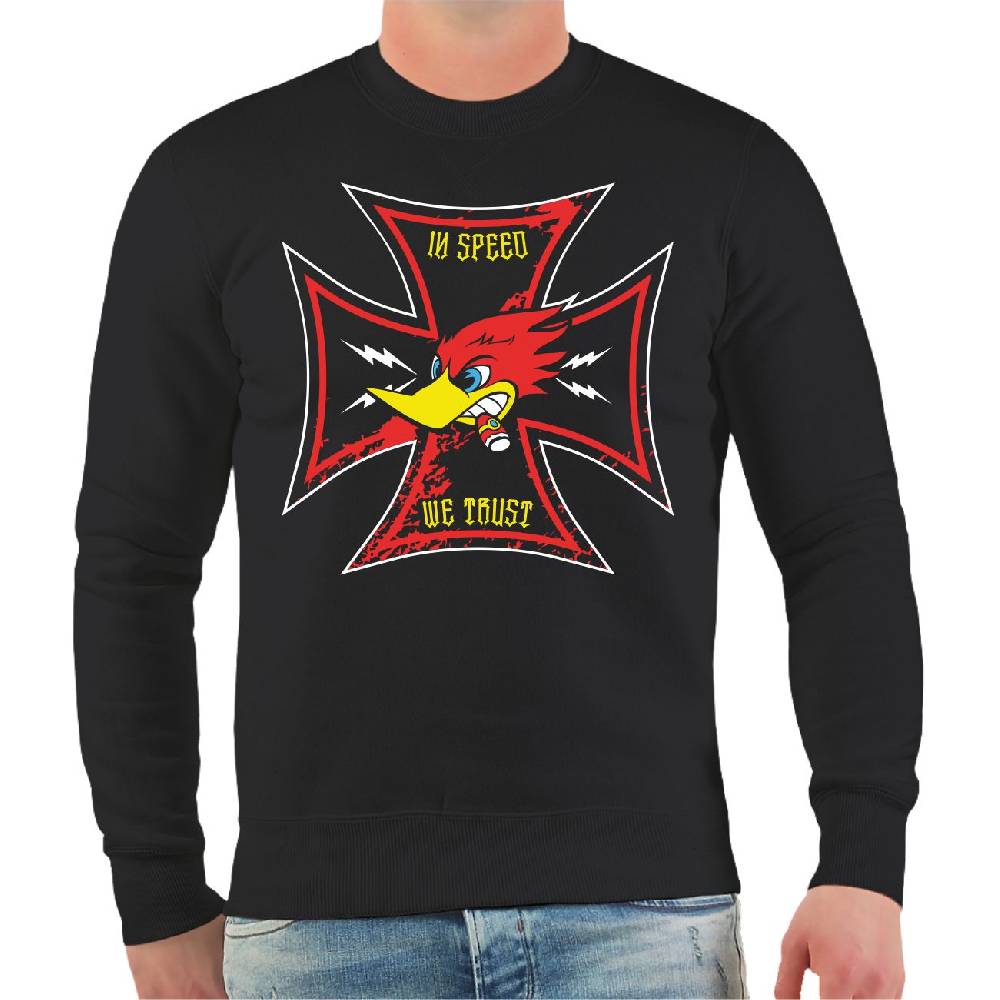 Spass Kostet Männer Sweatshirt Racing Team In Speed we trust Super Rabatt