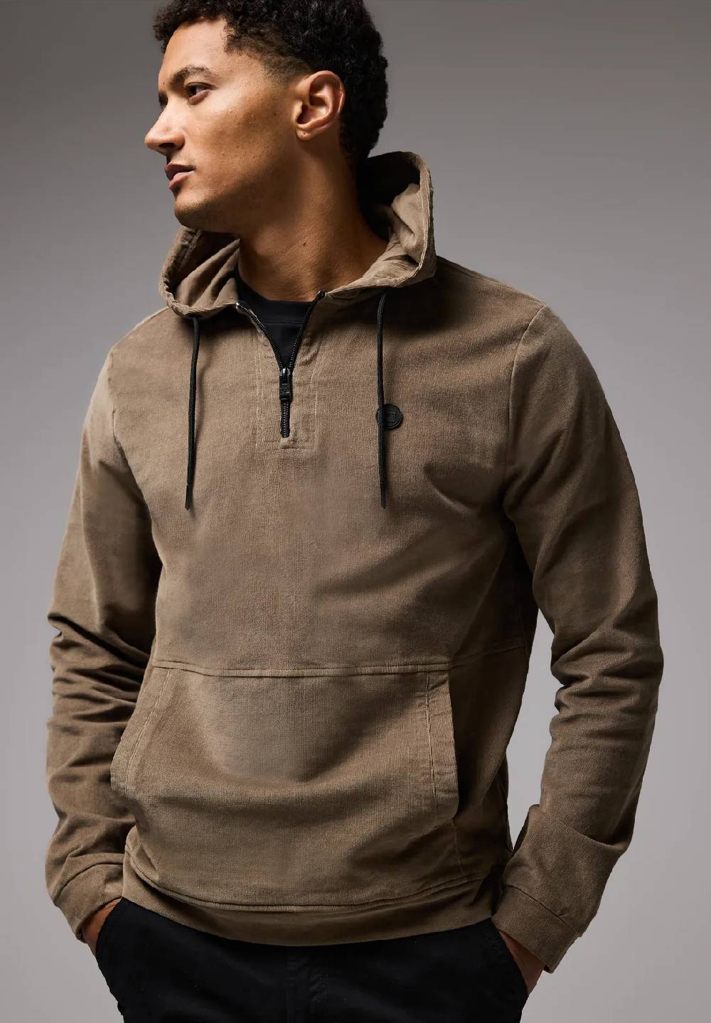 ﻿Street One Cord-Hoodie