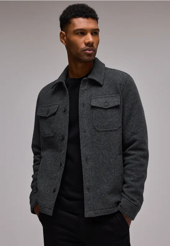 Street One Overshirt in Woll-Optik Neueste Mode