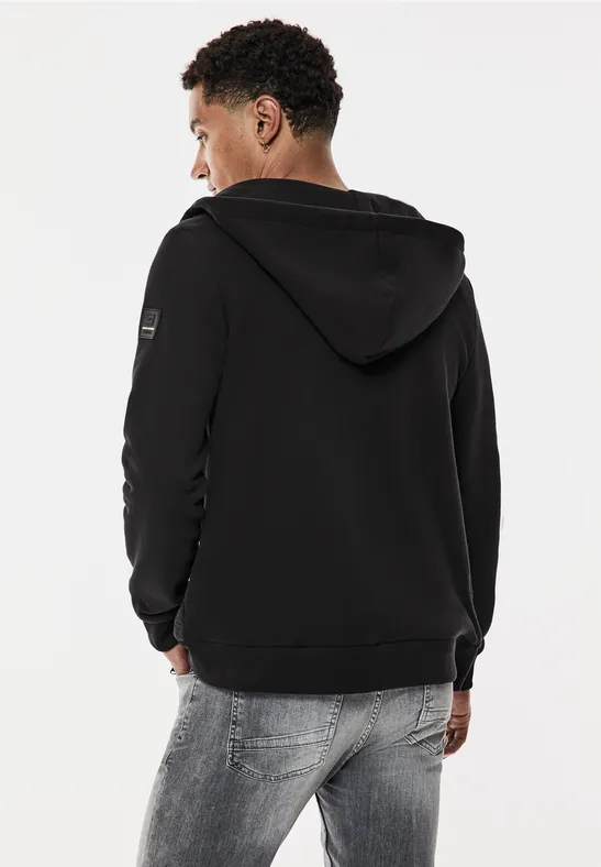 Street One Sweatjacke mit Materialmix Saisonale Angebote