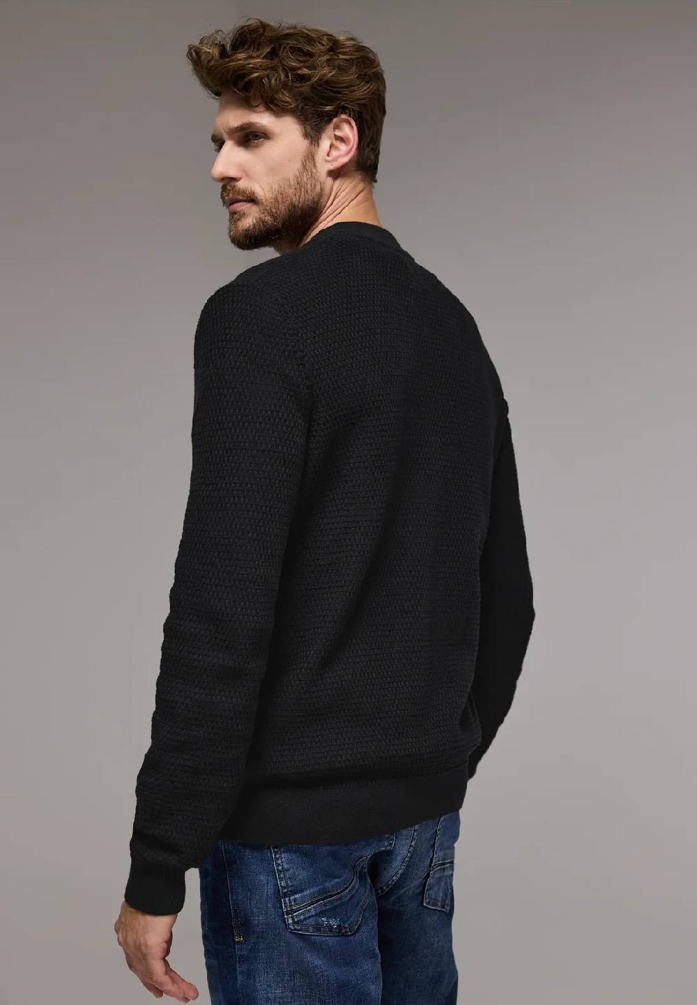 Street One Strukturjacke mit Zipper Riesige Ersparnisse