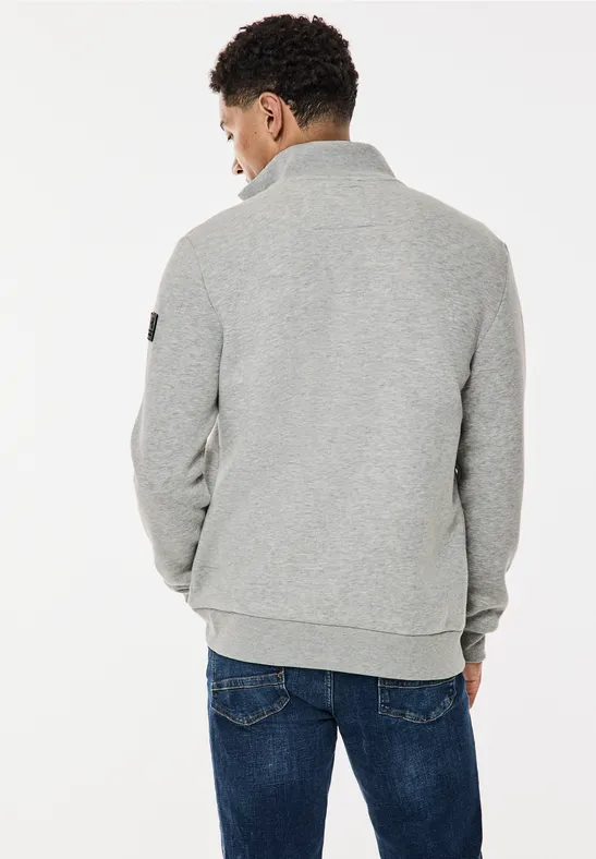Street One Sweatjacke mit Materialmix Neueste Stile