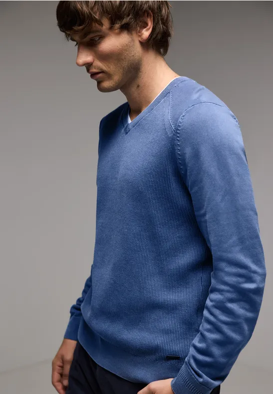 Street One Pullover in Washed-Optik Bis zu 65% Rabatt
