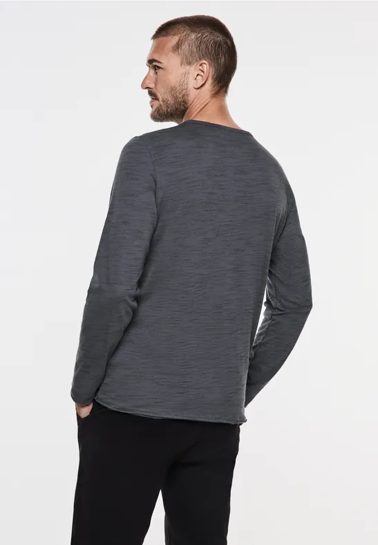 Street One Melange V-Neck Longsleeve Bis zu 55% Rabatt