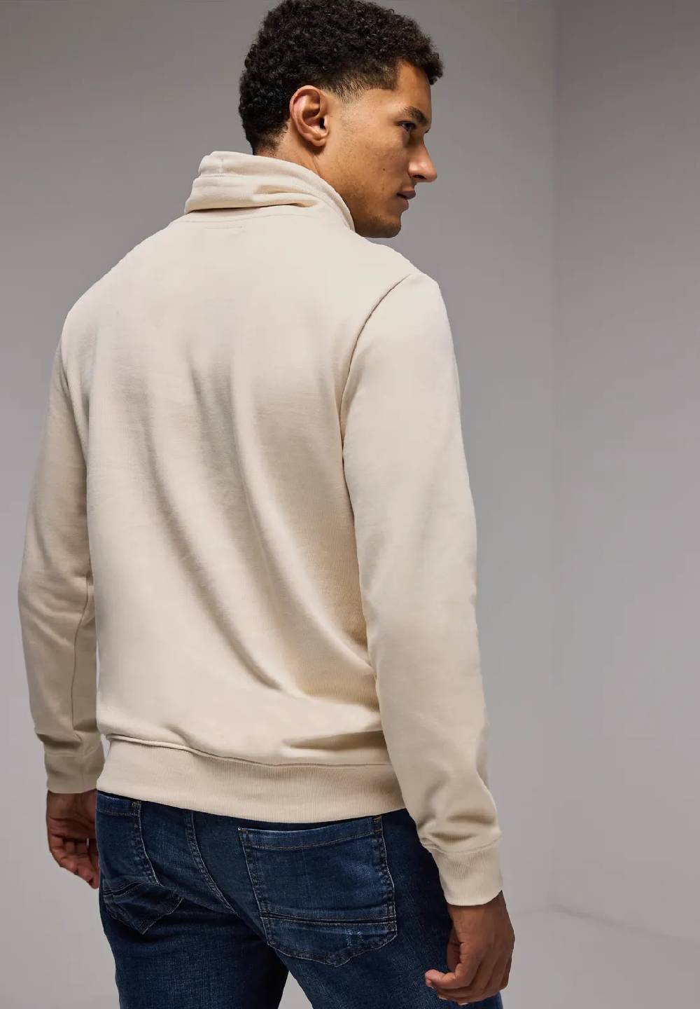 Street One Strukturpulli mit Funnelneck 50% Rabatt mit kostenlosem Versand