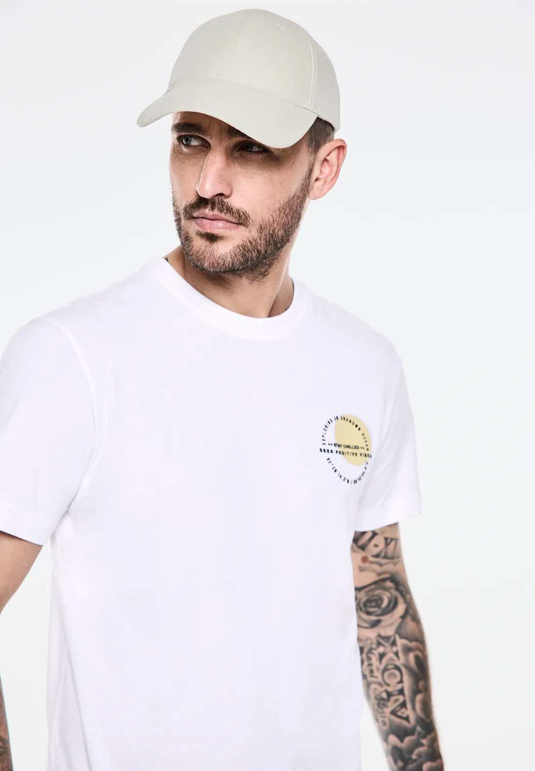 Street One T-Shirt mit Chestprint