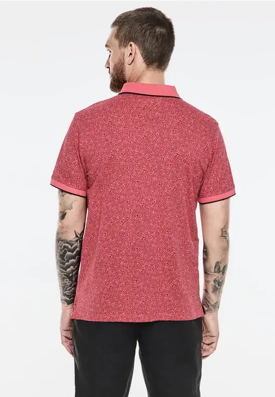 Street One Piquée Poloshirt mit Print Neueste Mode