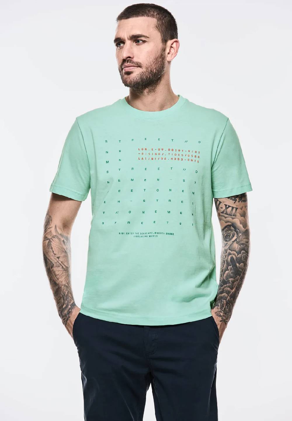 Street One T-Shirt mit Wording