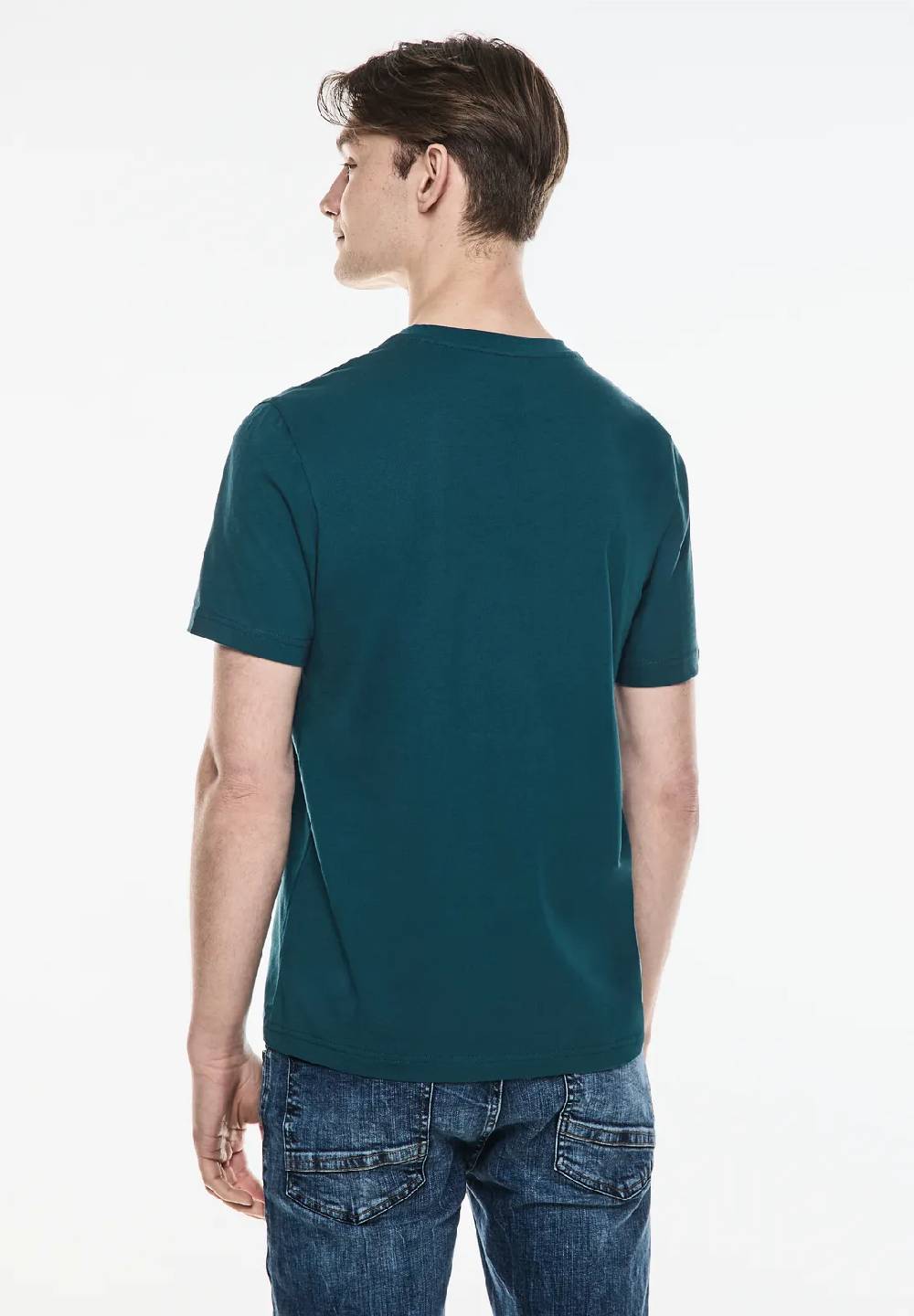 Street One Basic T-Shirt in Unifarbe Tägliche Deals