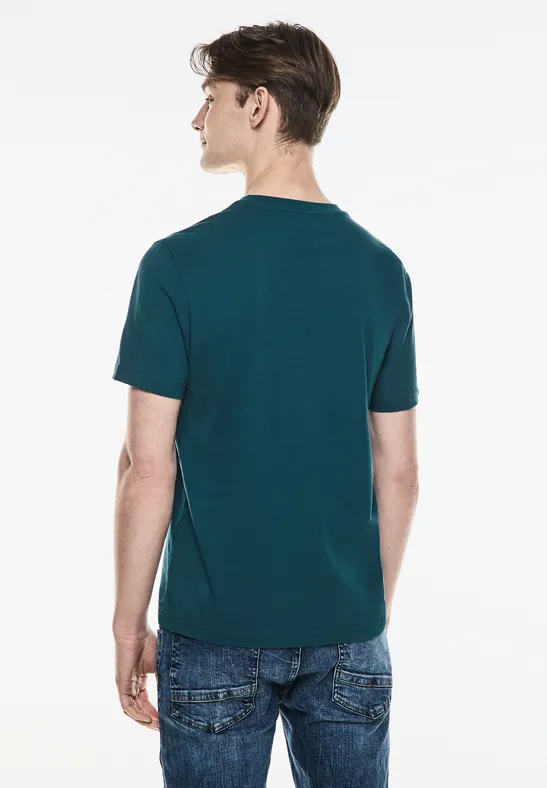 Street One Basic T-Shirt in Unifarbe Tägliche Deals