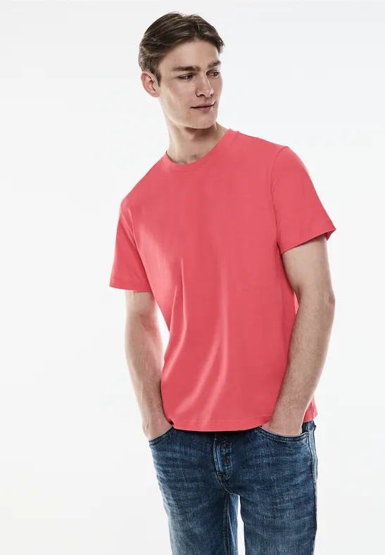 Street One Basic T-Shirt in Unifarbe Riesige Ersparnisse