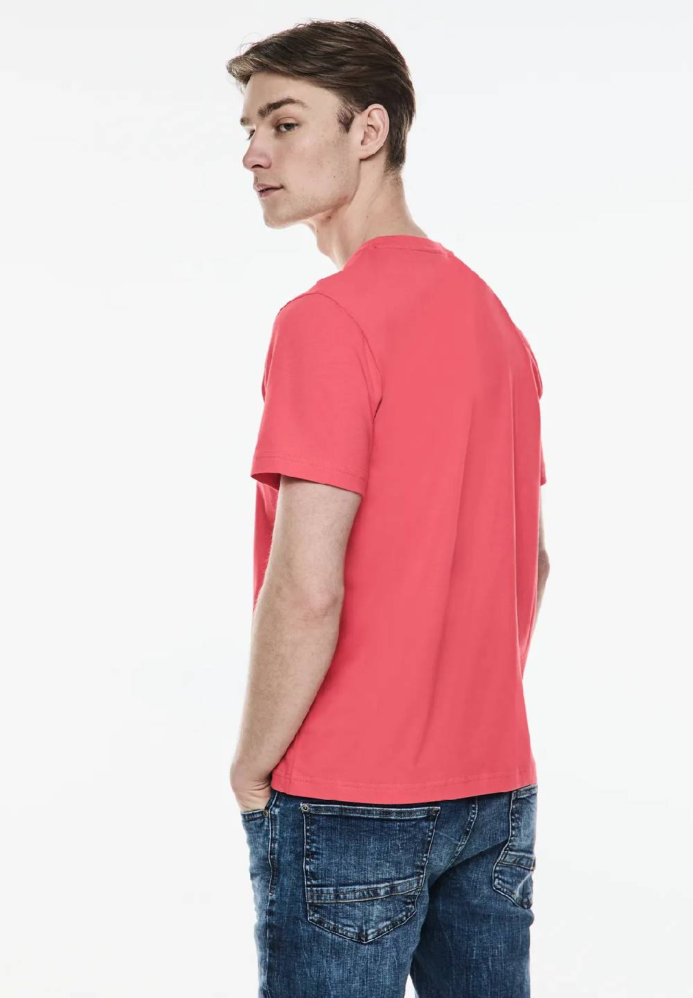 Street One Basic T-Shirt in Unifarbe Riesige Ersparnisse