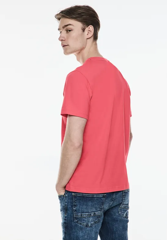 Street One Basic T-Shirt in Unifarbe Riesige Ersparnisse