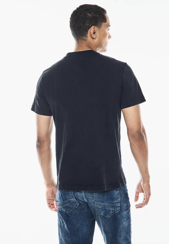 Street One Garment dye Henley Shirt Super Sparpreis