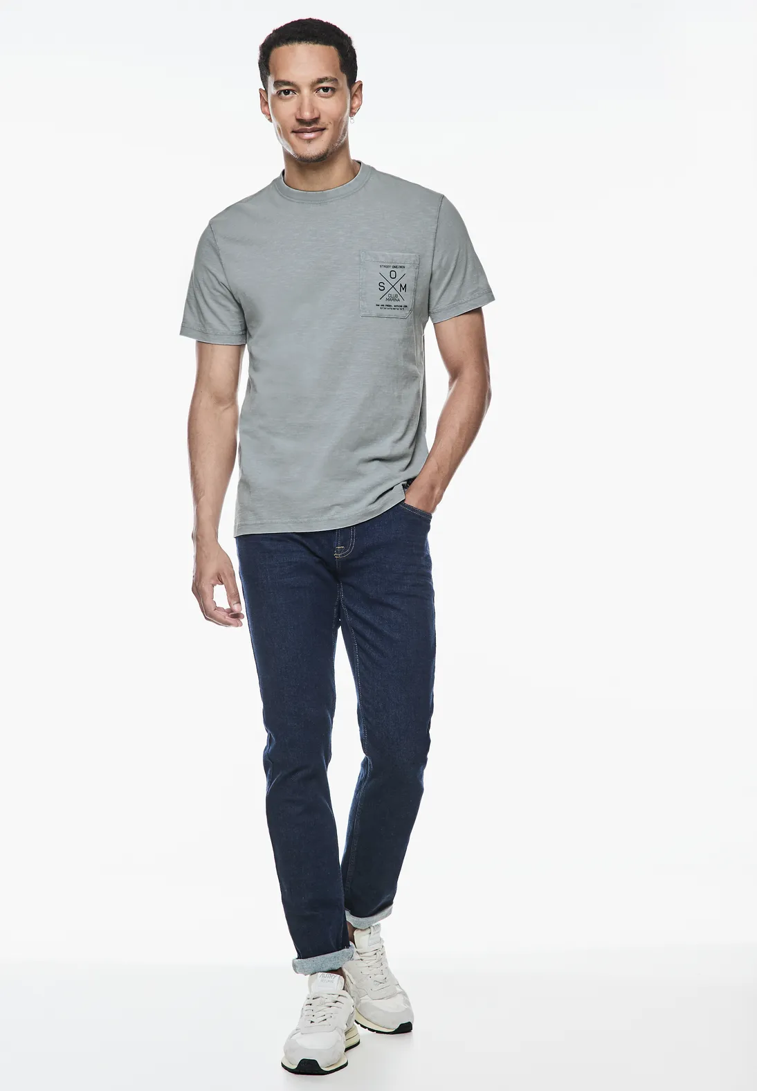 Street One Garmend Dye Slub T-Shirt