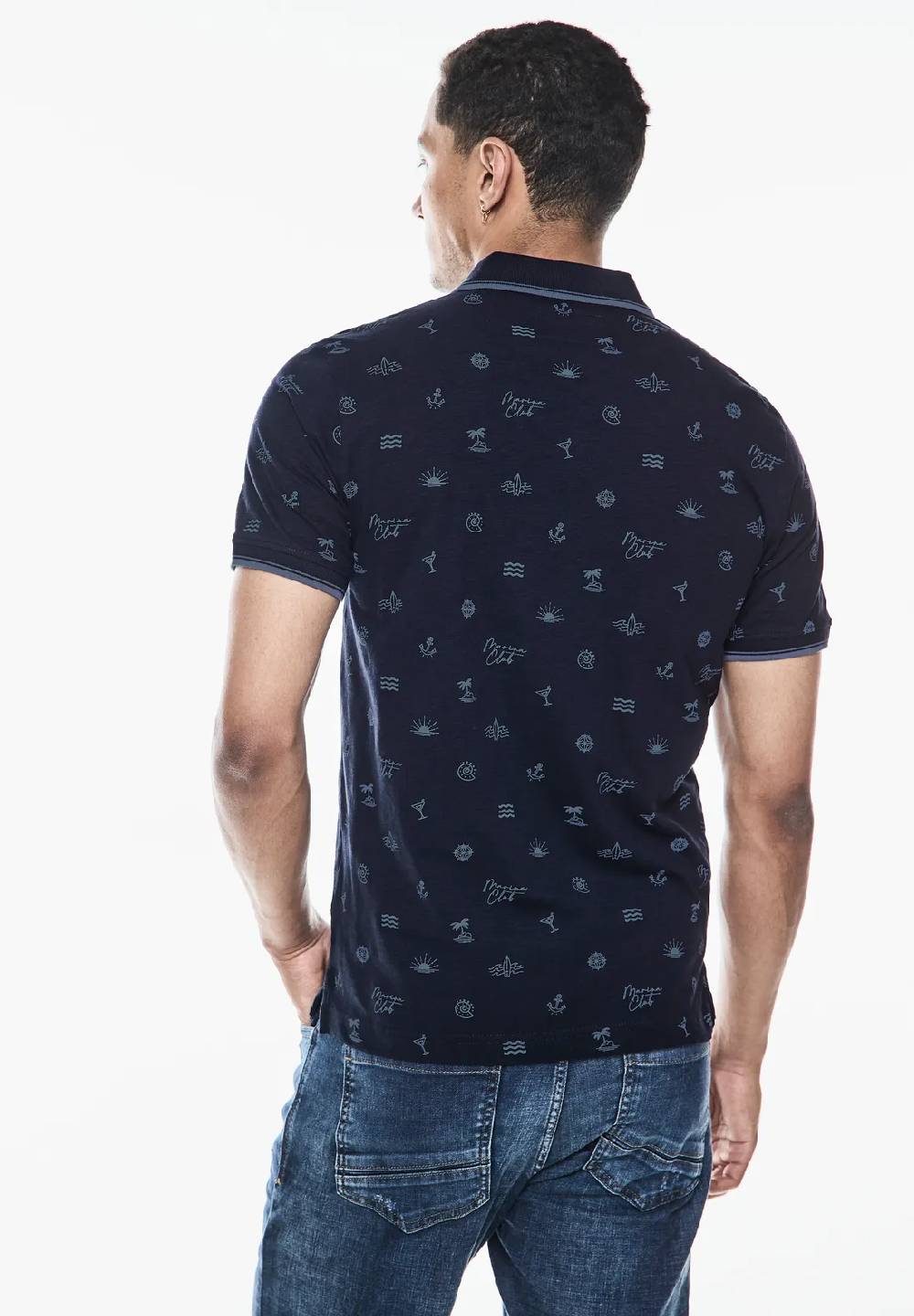 Street One Slub Jersey Poloshirt Begrenzte Freigabe