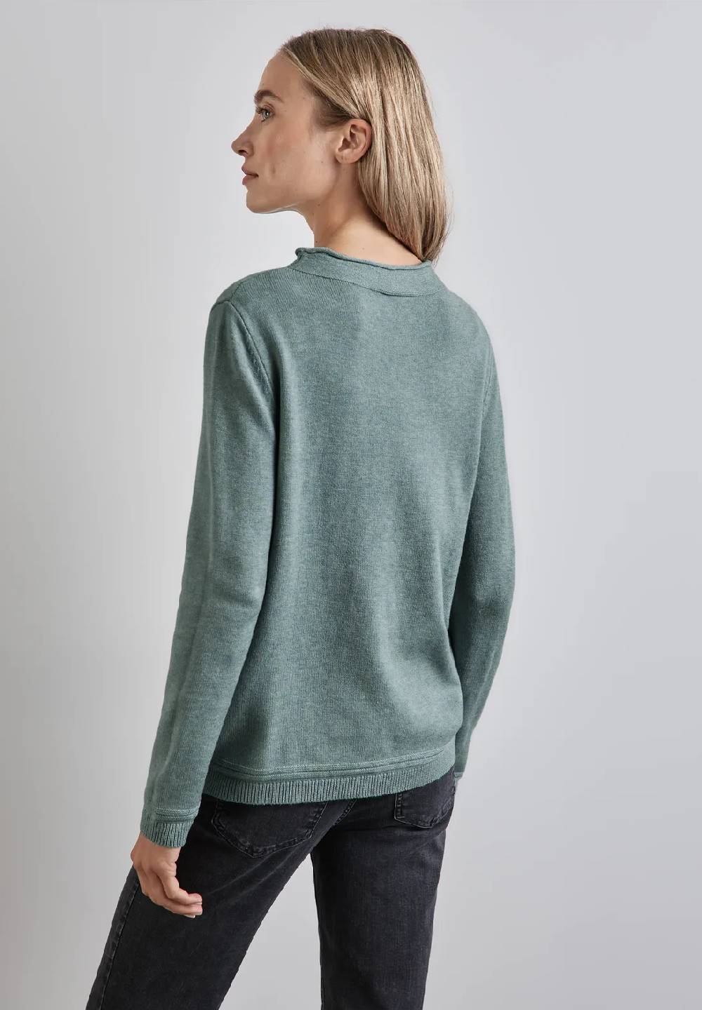 Street One Pullover mit gerolltem Saum Nur für heute