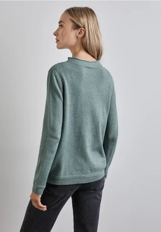 Street One Pullover mit gerolltem Saum Nur für heute
