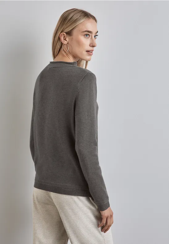 Street One Pullover mit gerolltem Saum Outlet
