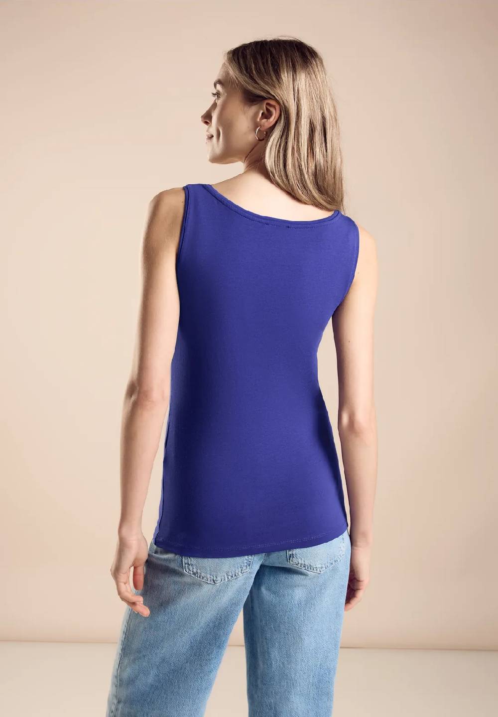 Street One Basic Top in Unifarbe - Style ANNI im Angebot