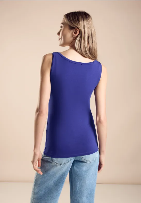 Street One Basic Top in Unifarbe - Style ANNI im Angebot