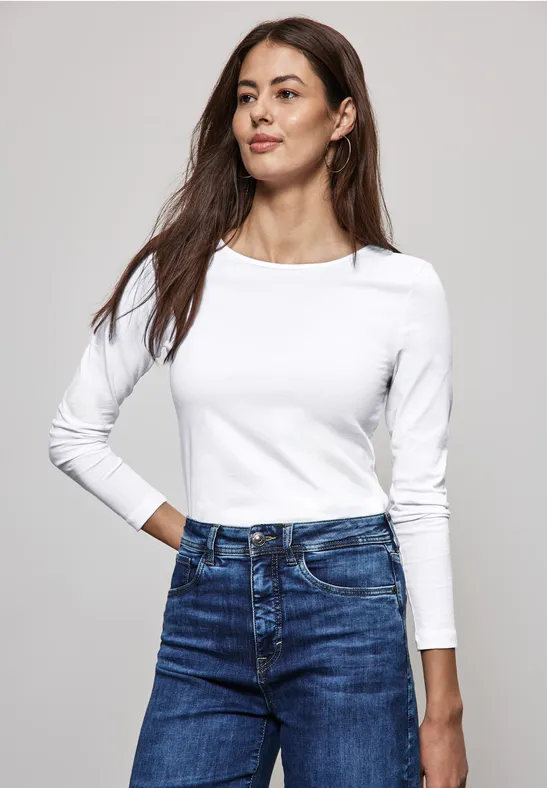 Street One Basic Langarmshirt Fabrikverkauf