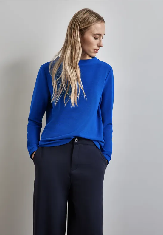 Street One Turtleneck Struktur-Shirt Limitierter Zeitrabatt