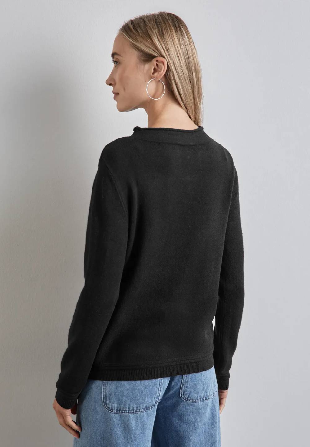 Street One Pullover mit gerolltem Saum Fabrikpreis
