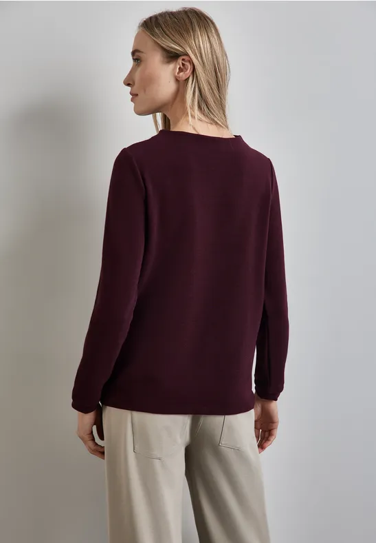 Street One Turtleneck Struktur-Shirt Flash Sale