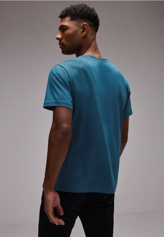 Street One Basic T-Shirt in Unifarbe Tägliche Deals