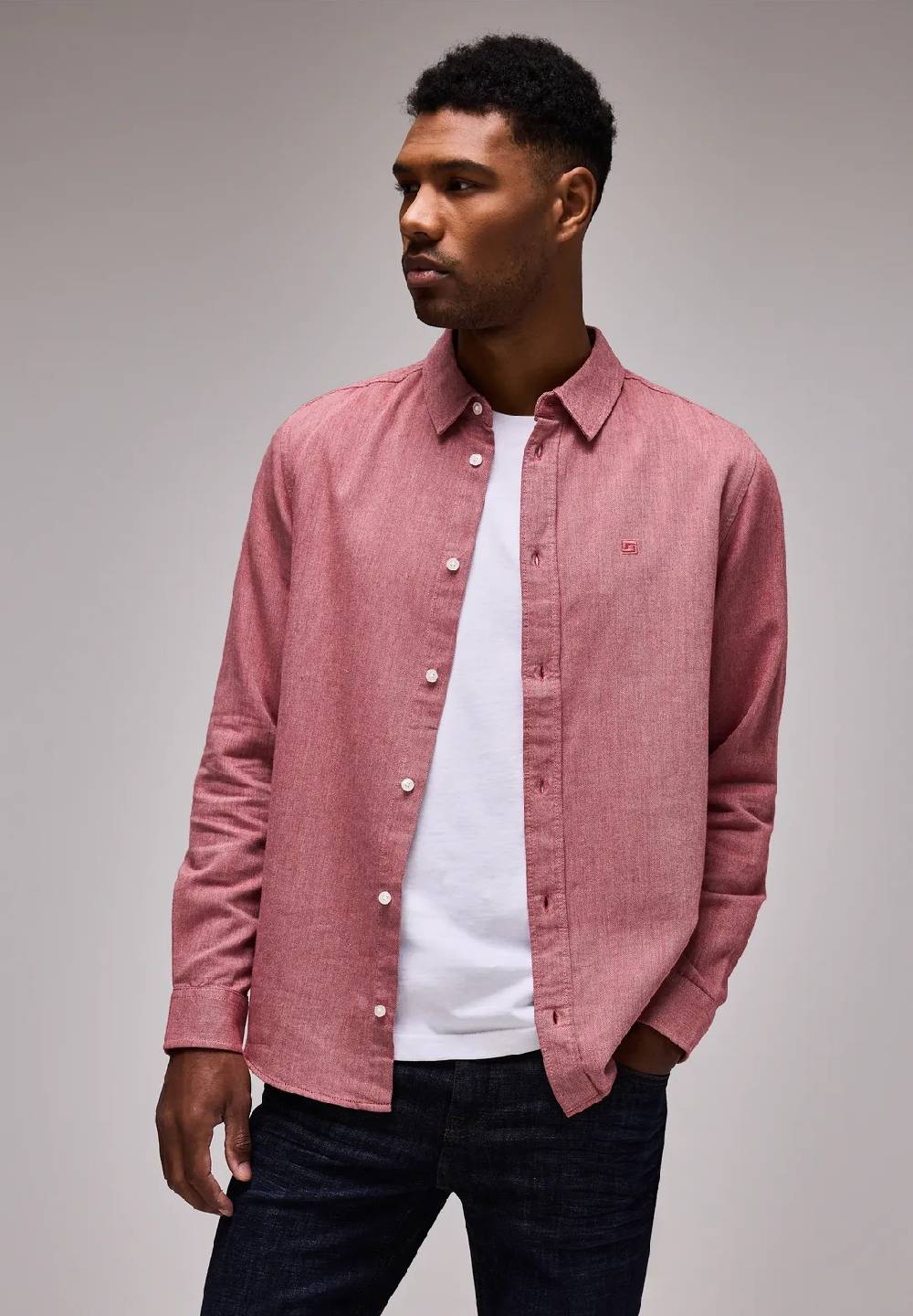 Street One Two Tone Flannelhemd