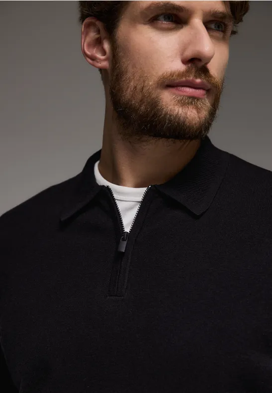Street One Softes Poloshirt Sonderangebot der Fabrik