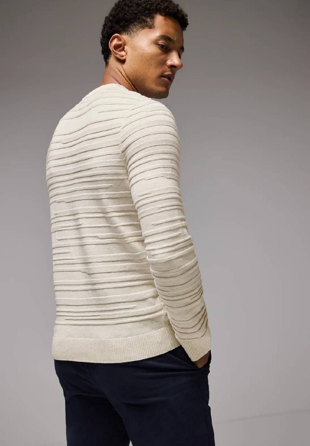 Street One Pullover mit Strukturstreifen Bis zu 55% Rabatt
