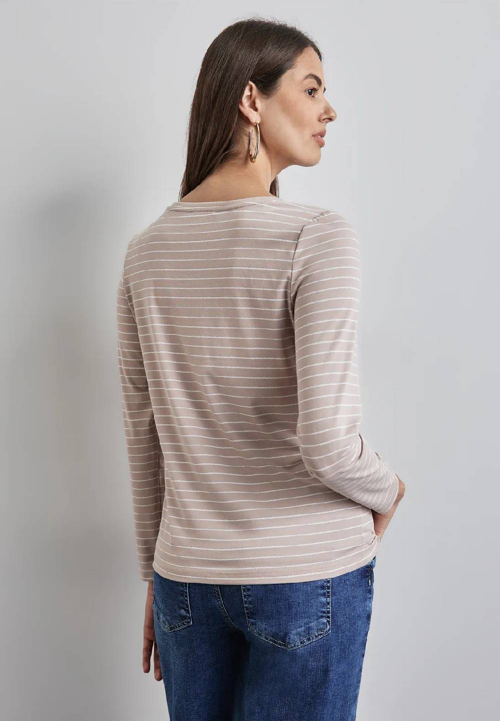 Street One Gestreiftes Langarmshirt im Angebot