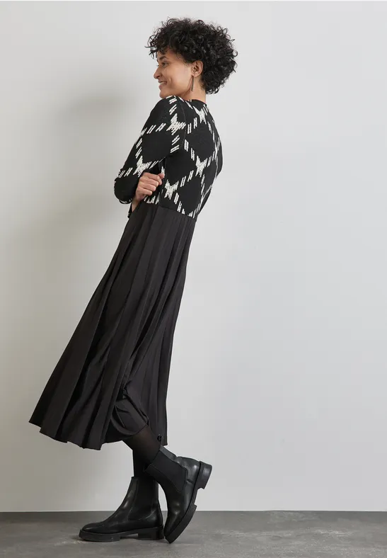 Street One Gemustertes Midi-Kleid Blitzverkäufe