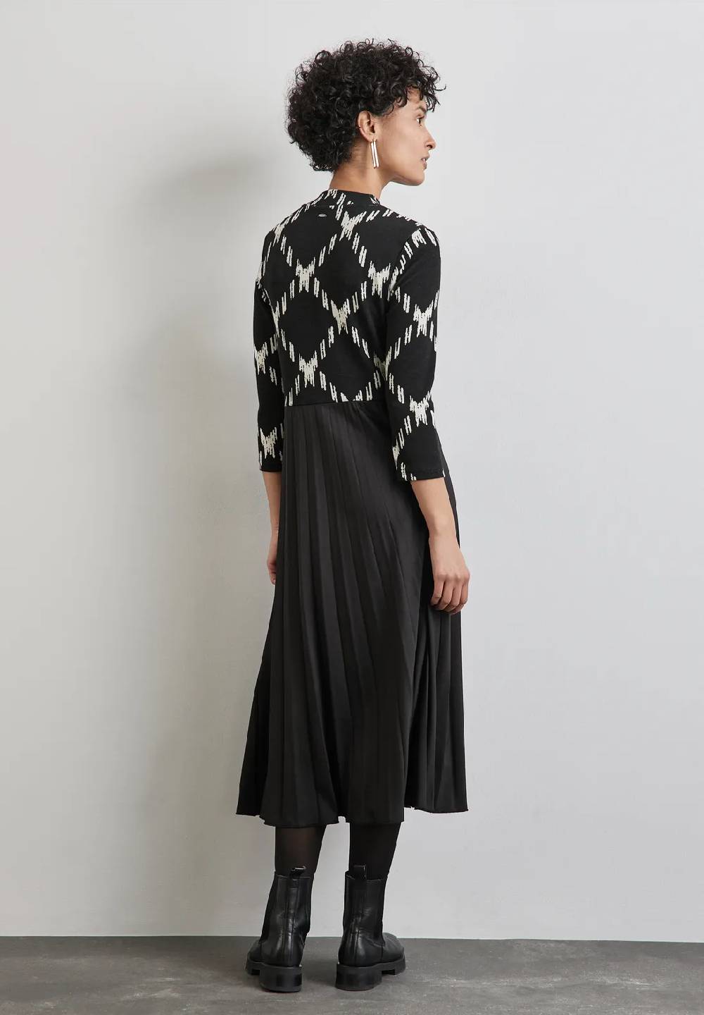Street One Gemustertes Midi-Kleid Blitzverkäufe