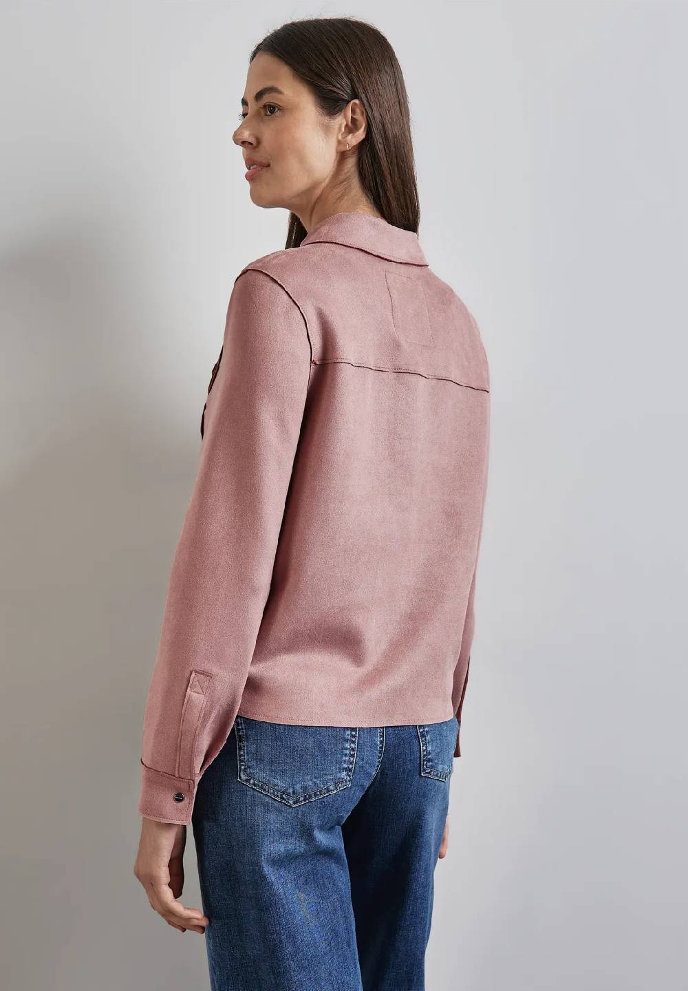 Street One Overshirt im Velours-Look Kostenloser Versand