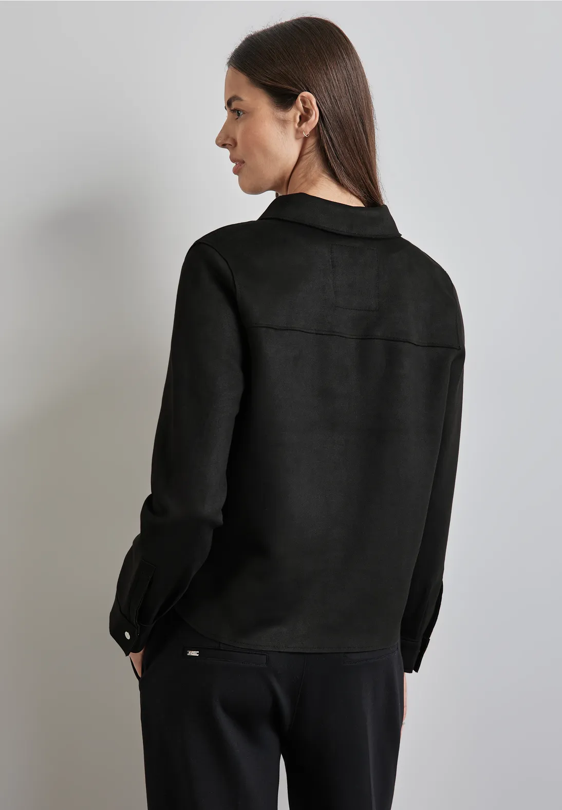 Street One Overshirt im Velours-Look Begrenztes Angebot