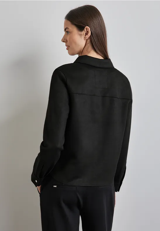 Street One Overshirt im Velours-Look Begrenztes Angebot