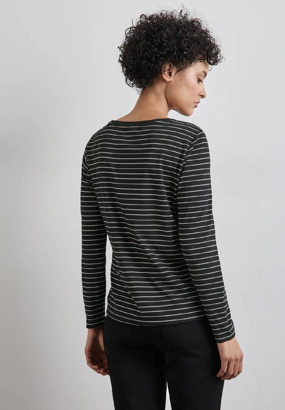 Street One Gestreiftes Langarmshirt Saisonschlussverkauf
