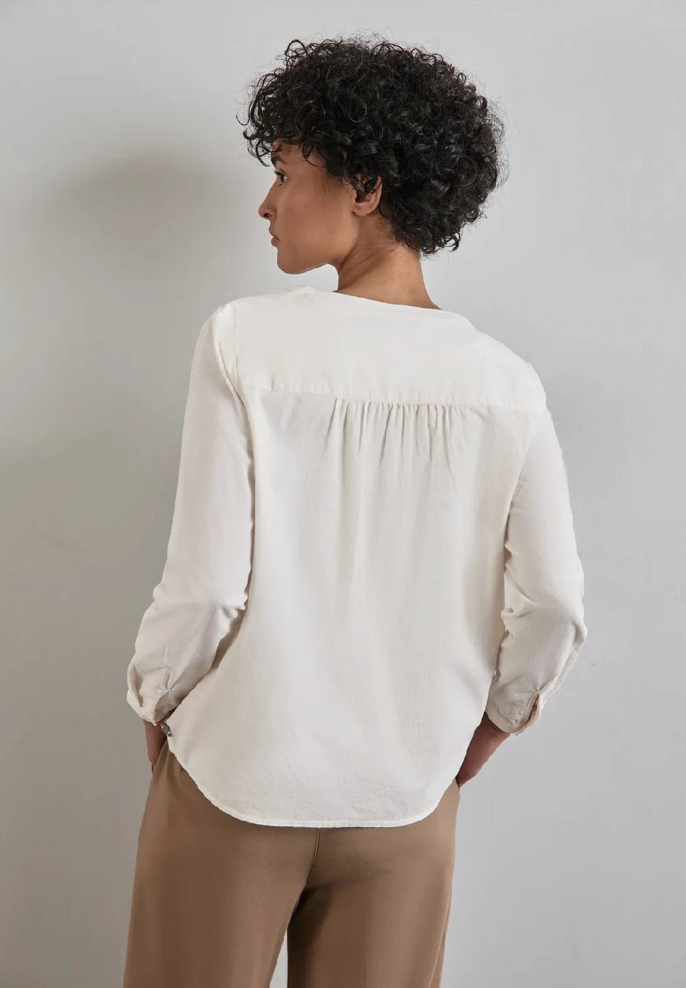 Street One Cord-Bluse mit Knopfleiste Weihnachtsangebot