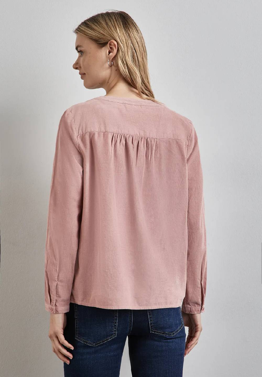Street One Cord-Bluse mit Knopfleiste Osterangebot
