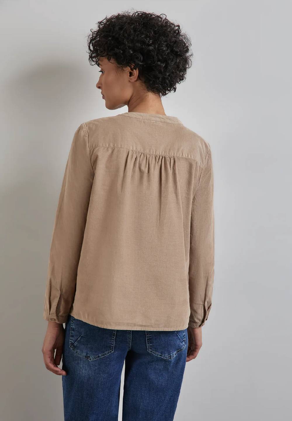Street One Cord-Bluse mit Knopfleiste Muttertagsangebot