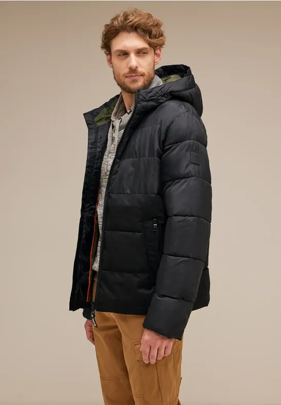 Street One Pufferjacke im Materialmix Riesige Ersparnisse