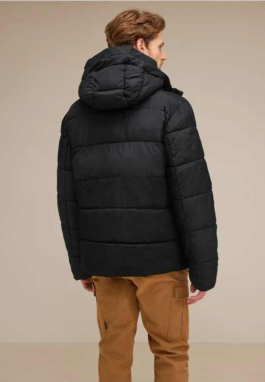 Street One Pufferjacke im Materialmix Riesige Ersparnisse