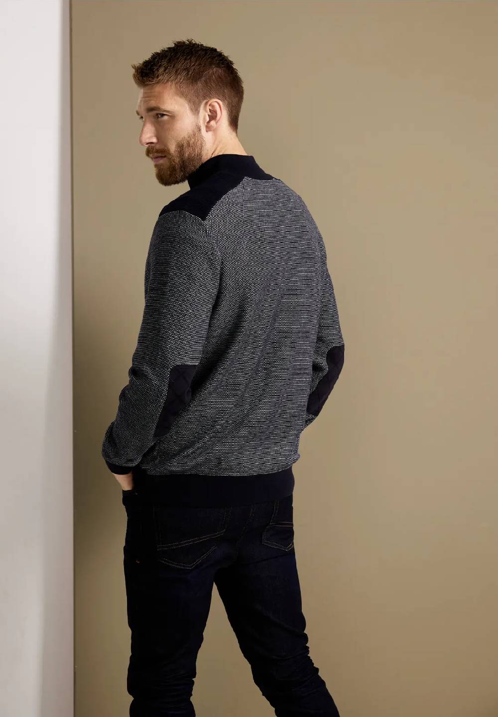 Street One Strickjacke in Birdseyeoptik Tiefpreis